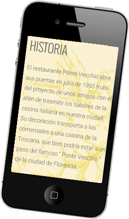 Diseño web responsive Ponte Vecchio Desarrollo web para Pone Vecchio