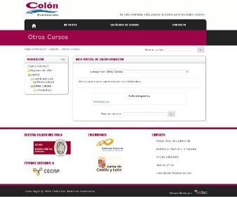 Desarrollo web para Colón Formación Diseño web para Colón Formación