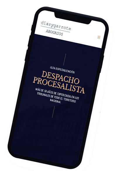 formato móvil para web diazygarrote Responsive móvil para la web corporativa Díaz y garrote