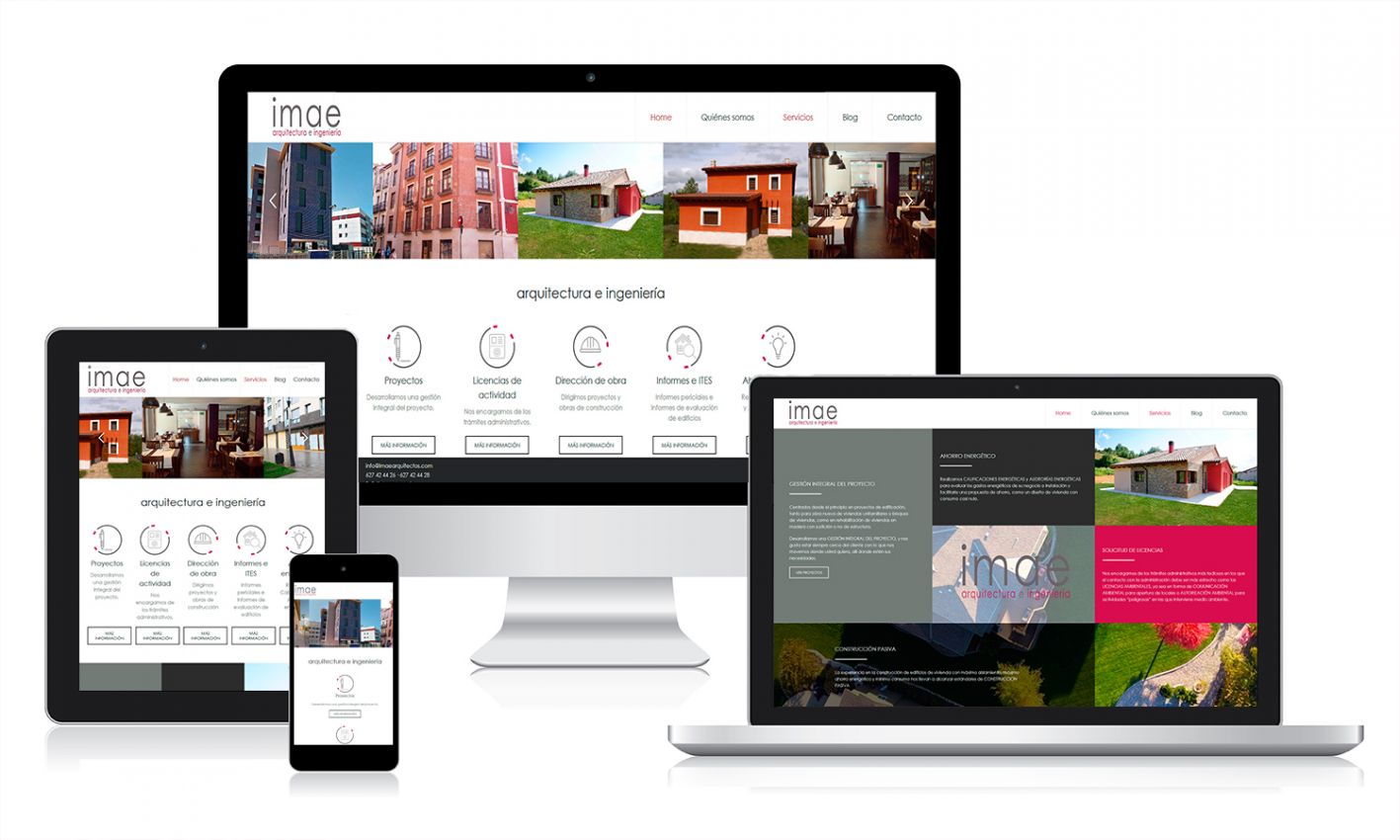 desarrollo-web-imae Desarrollo web para IMAE Arquitectos por Tictac