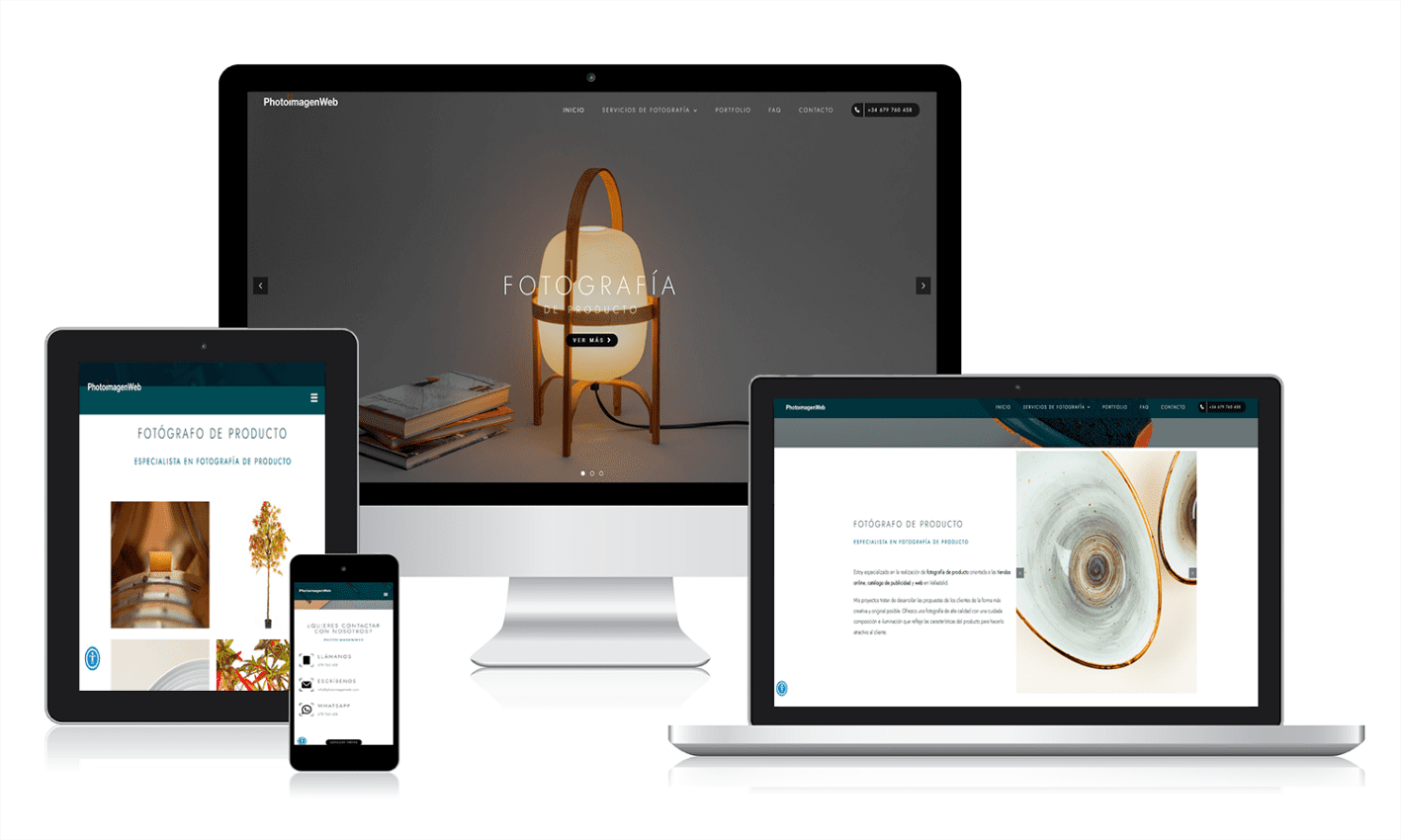 PhotoImagen Desarrollo web en WordPrees para un fotógrafo