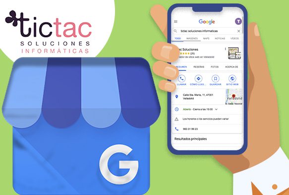 pasos para optimizar My Business Tictac Soluciones marketing digital en Valladolid