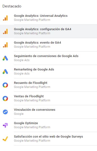 google tag manager marketing digital Valladolid Tictac Soluciones