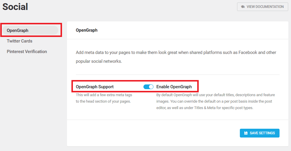 Cómo activar Open Graph en SmartCrawl (WordPress)
