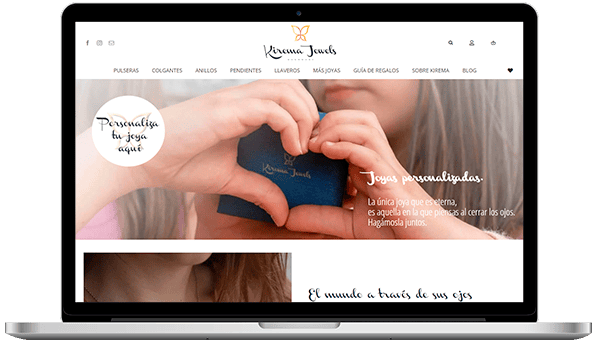 Tienda online con WooCommerce para Kirema Jewels
