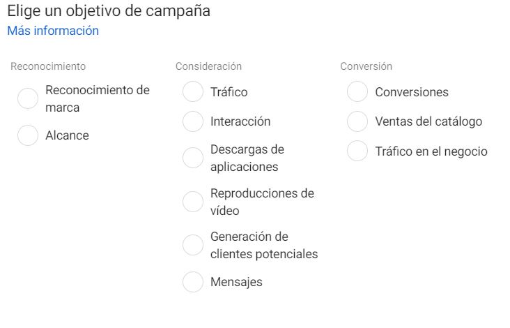 objetivo publicidad facebook ads roas